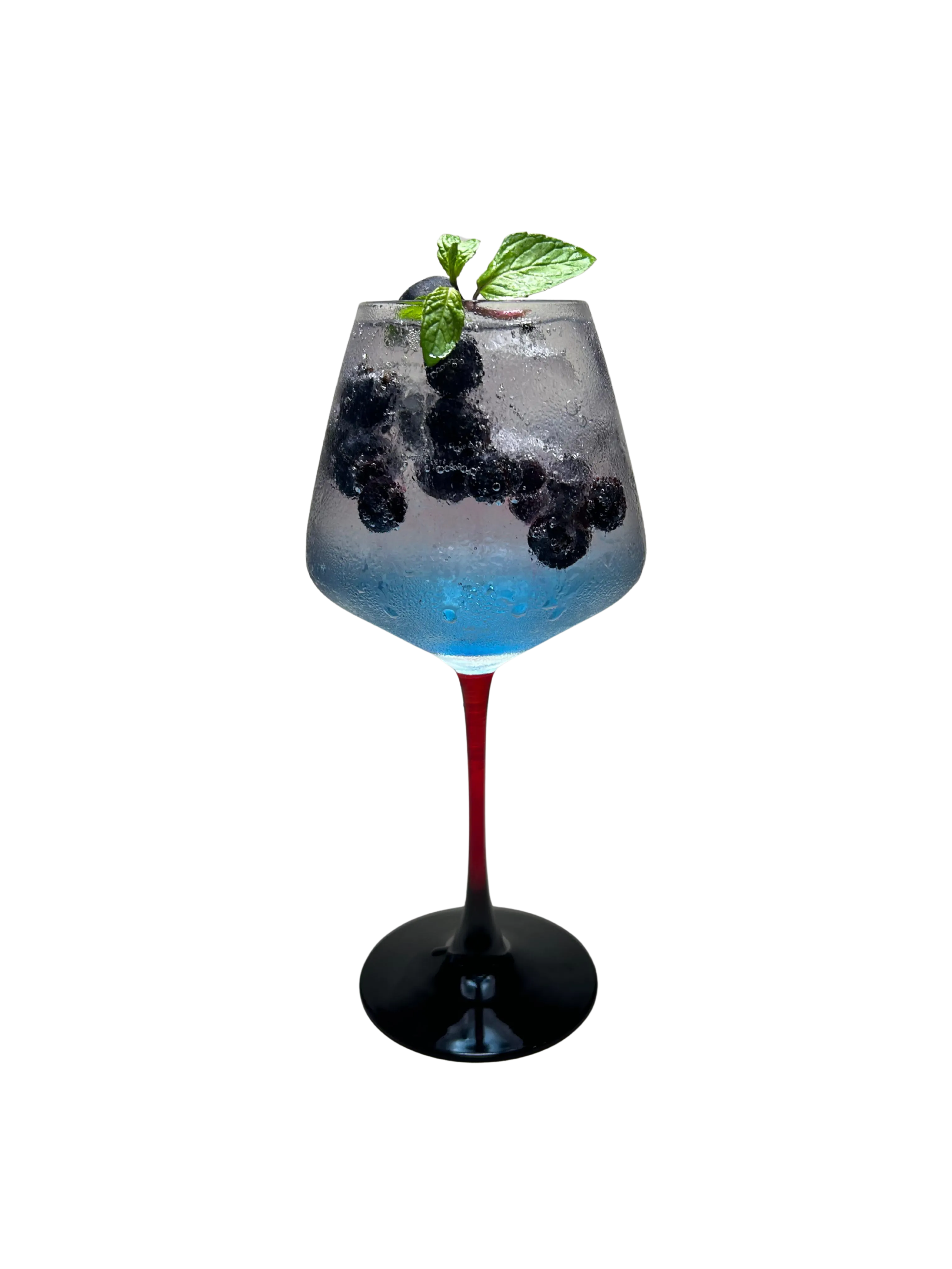 Blueberry cocktail at Samlee's Garden bar Pakse